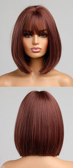 Perruques Synthétiques Courtes Pour Femmes - rachelhair