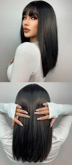 Perruque Longue Et Droite De Cheveux Blonds Mélangés - rachelhair