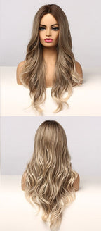 Perruques synthétiques longues vagues naturelles pour femmes - rachelhair