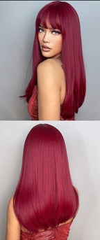 Perruques Synthétiques Longues et Lisses - rachelhair