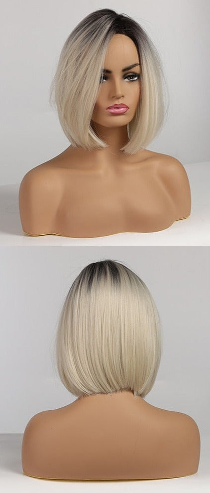 Perruque Synthétique Cheveux Raides Courts pour Femme - rachelhair