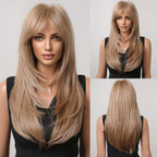 Perruques Synthétiques Longues et Lisses - rachelhair