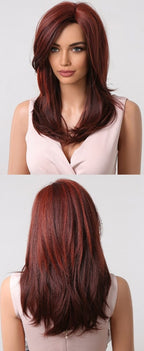 Perruque Longue Et Droite De Cheveux Blonds Mélangés - rachelhair