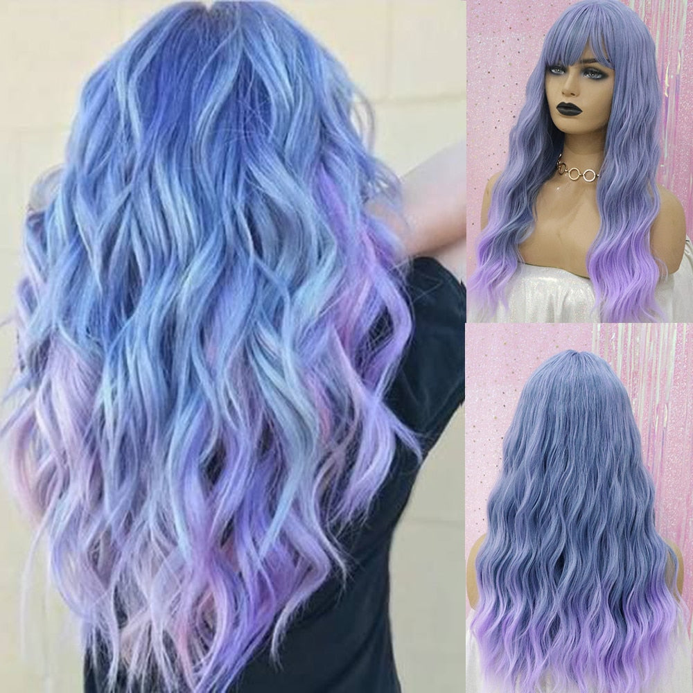 Perruques Synthétiques Longues Et Lâches Pour Femmes - rachelhair