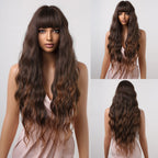 Perruque Synthétique Longue Ondulée Pour Femme - rachelhair
