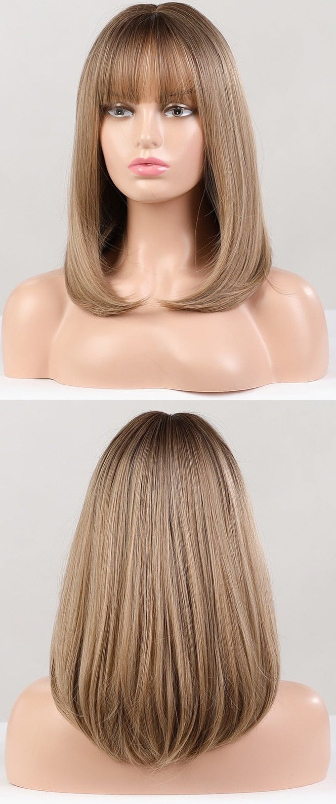 Perruque Courte Droite À Usage Quotidien - rachelhair