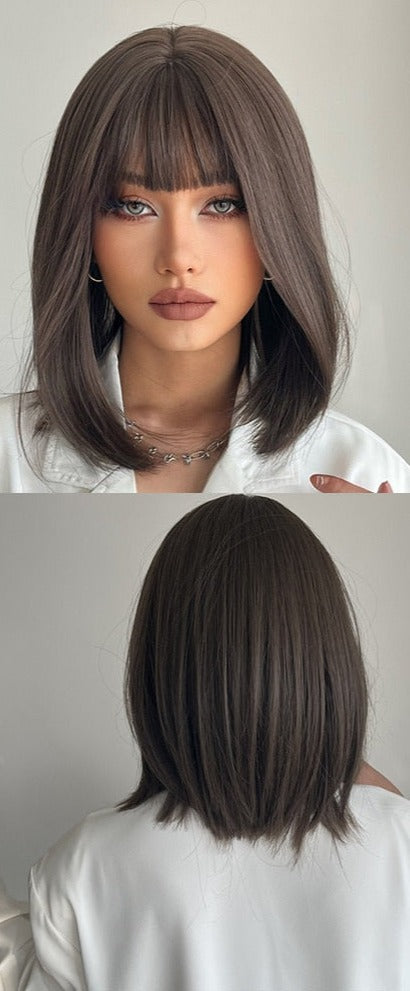 Perruque Courte Naturelle Pour Femme - rachelhair