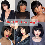Bangs perruques synthétiques pour femmes - rachelhair