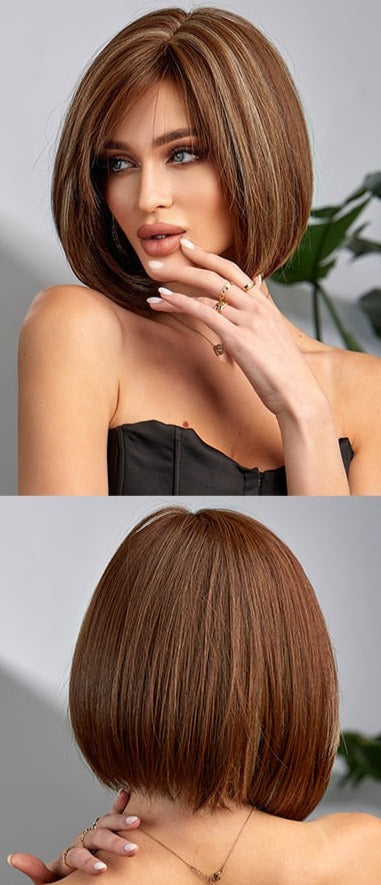 Perruque Courte Naturelle Pour Femme - rachelhair