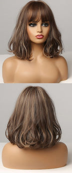 Perruque Moyenne Vague Blond Cendré - rachelhair