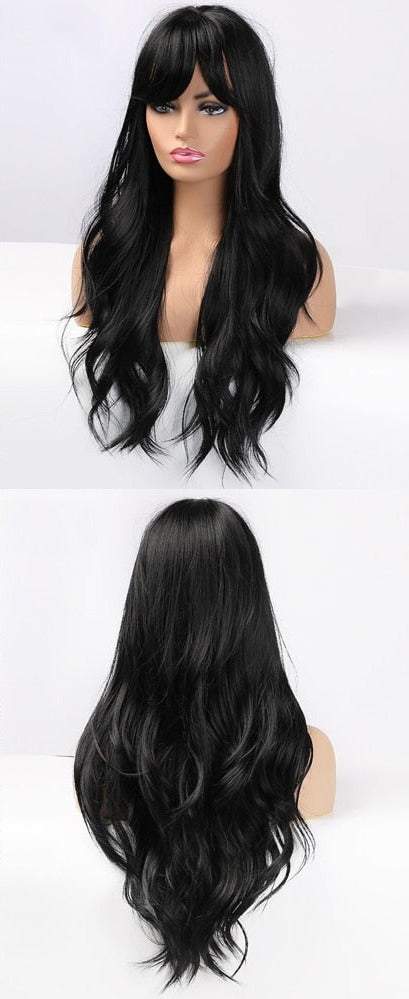 Perruques Synthétiques Longues Et Lâches Pour Femmes - rachelhair