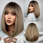 Perruque Moyenne Vague Blond Cendré - rachelhair