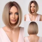 Perruques Synthétiques Courtes Pixie Cut avec Frange - rachelhair