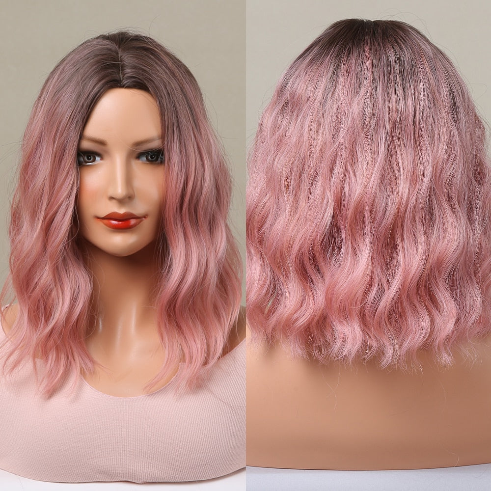 Perruque Synthétique Bouclée Longueur Épaule - rachelhair