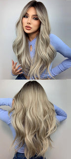Perruques Synthétiques Longues Et Lâches Pour Femmes - rachelhair