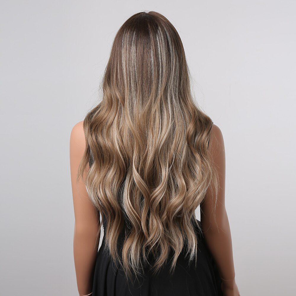 Mixte Blonde Highlight Perruques Cosplay - rachelhair