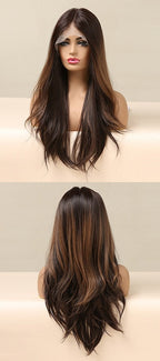 Perruques Lace Front Synthétiques Ombre pour Femme - rachelhair
