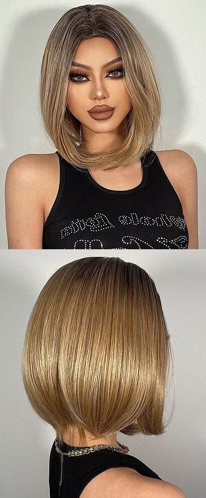 Perruques Synthétiques Courtes Pour Femmes - rachelhair