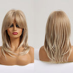 Cheveux Synthétiques Naturels Courts Et Droits Pour Femmes - rachelhair