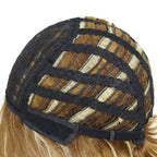 Coiffures Courtes Perruque Blonde Mélangée Brune - rachelhair