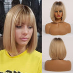 Perruque Synthétique Bouclée Longueur Épaule - rachelhair