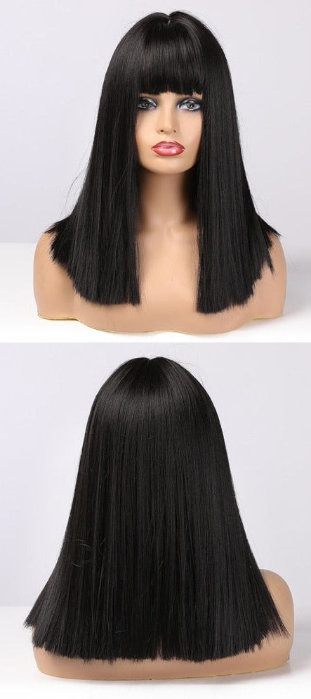 Perruques Synthétiques Longues et Lisses - rachelhair