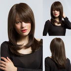 Perruque Synthétique Bouclée Longueur Épaule - rachelhair