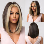 Perruques Bob Courtes Bordeaux Avec Une Frange Complète - rachelhair