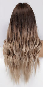 Perruques synthétiques longues vagues naturelles pour femmes - rachelhair