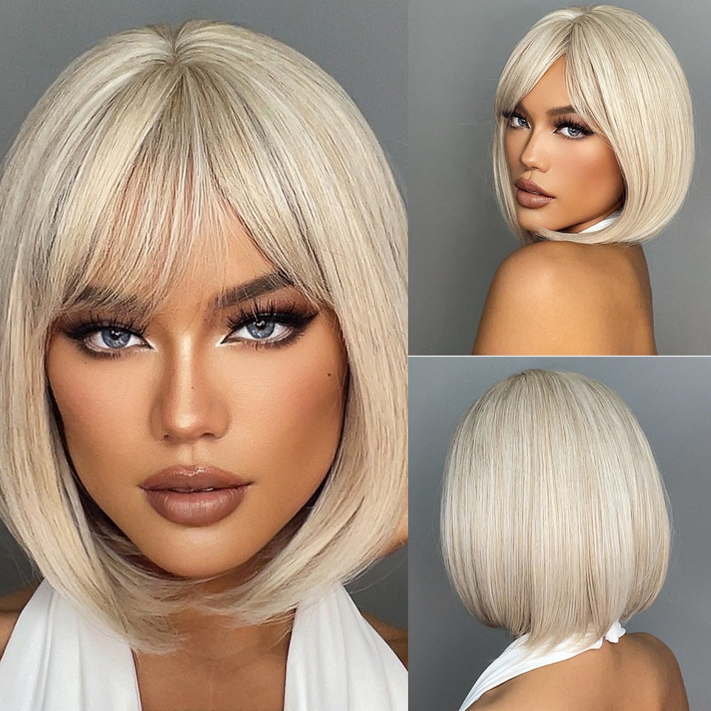 Perruques Synthétiques Longues et Lisses - rachelhair