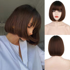 Bangs perruques synthétiques pour femmes - rachelhair