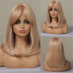 Perruque Bob Droite Courte Avec Frange Pour Femme - rachelhair