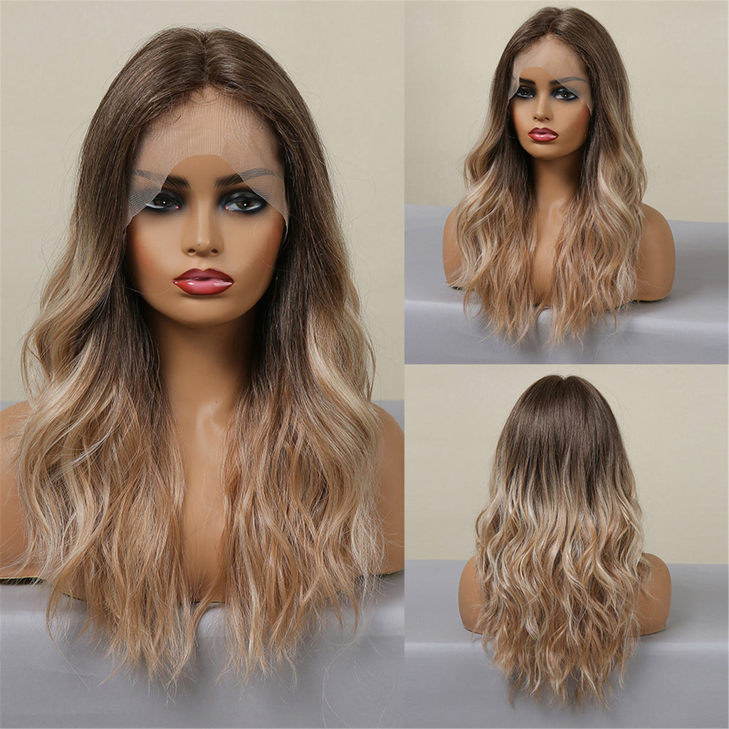 Perruques Lace Front Synthétiques Ombre pour Femme - rachelhair