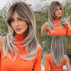 Perruques Synthétiques Longues Droites Pour Femmes - rachelhair