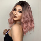 Perruque Synthétique Bouclée Longueur Épaule - rachelhair