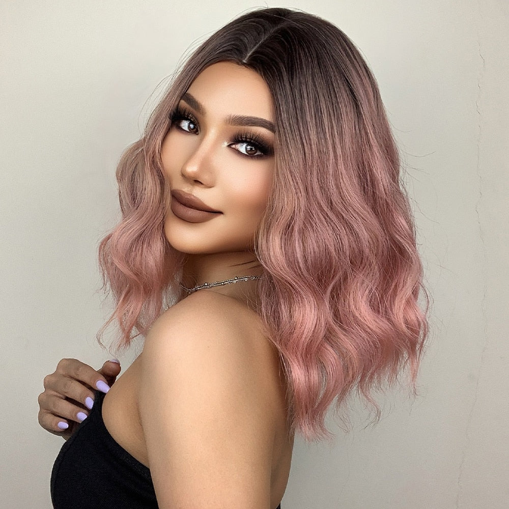 Perruque Synthétique Bouclée Longueur Épaule - rachelhair