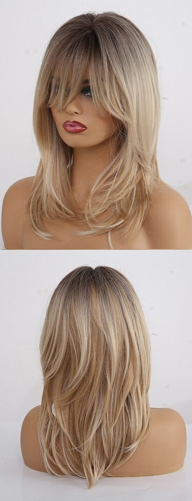 Perruques Auburn droites naturelles pour femmes - rachelhair