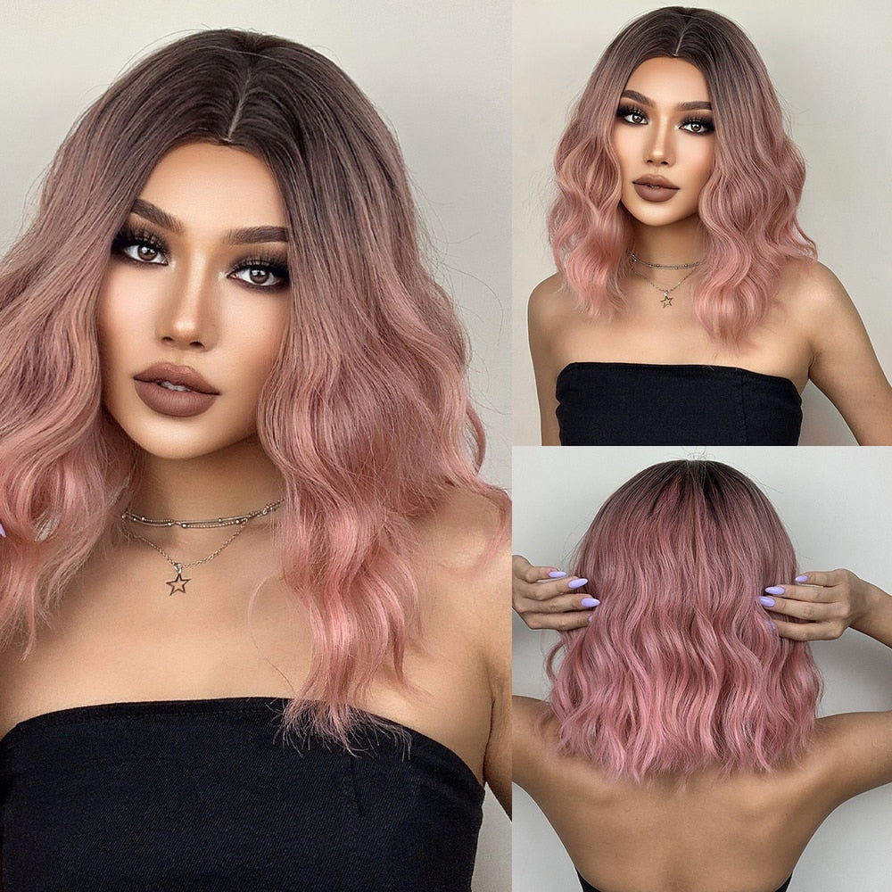 Perruque Synthétique Bouclée Longueur Épaule - rachelhair