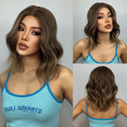 Perruque Synthétique Bouclée Longueur Épaule - rachelhair
