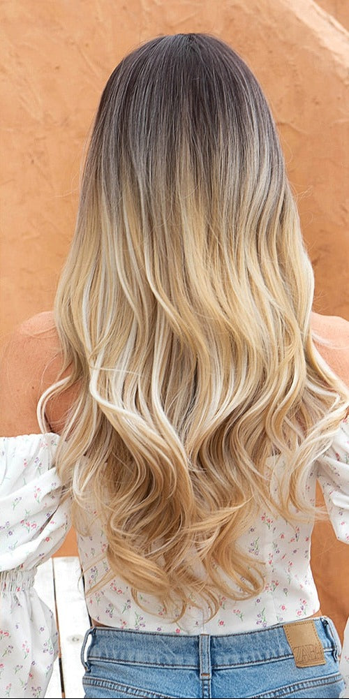 Perruques synthétiques longues vagues naturelles pour femmes - rachelhair