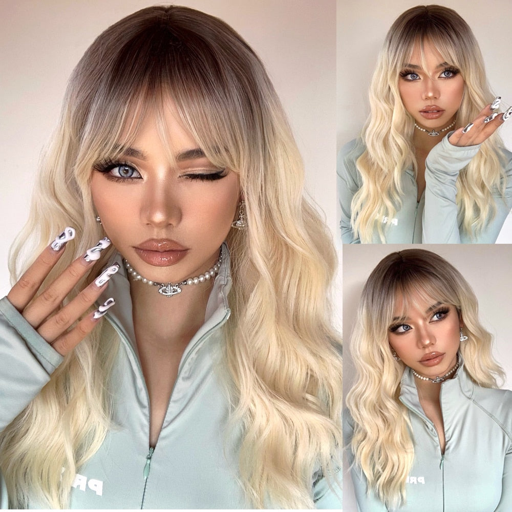 Perruques Synthétiques Longues Et Lâches Pour Femmes - rachelhair