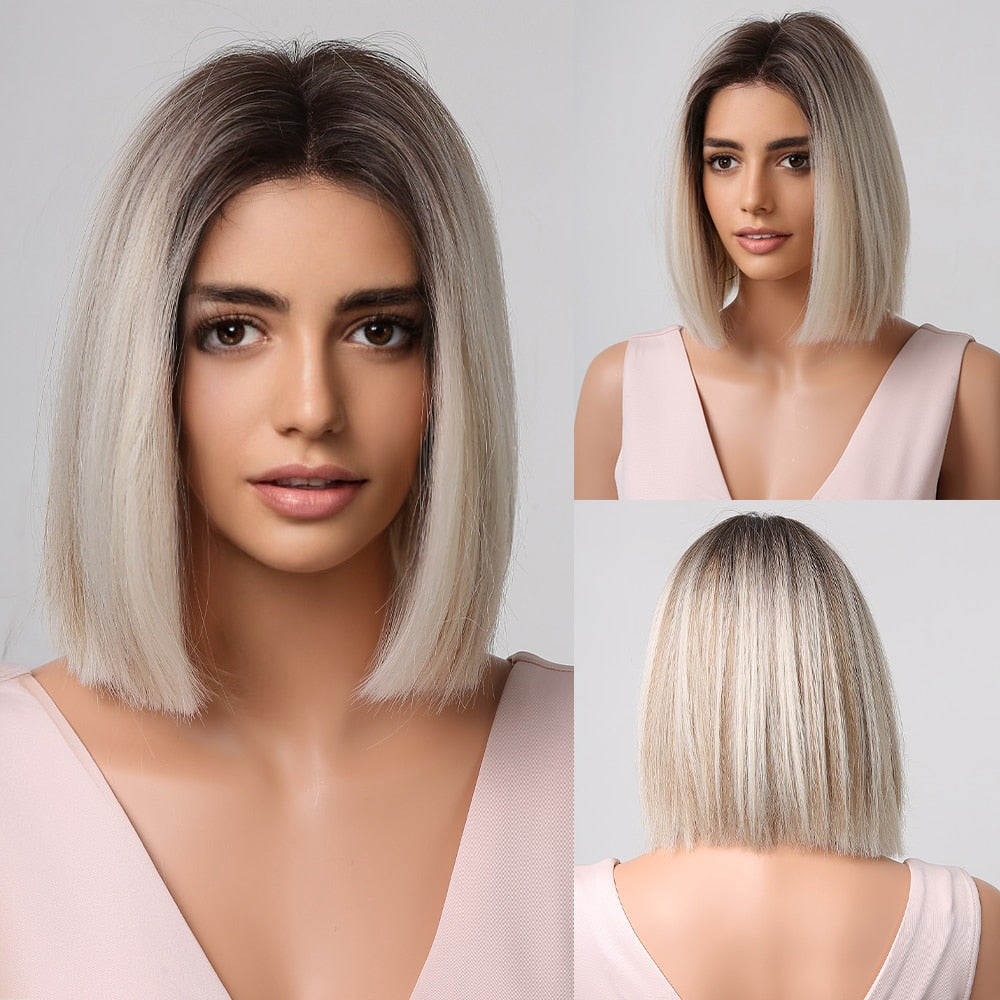 Perruque Synthétique Bouclée Longueur Épaule - rachelhair