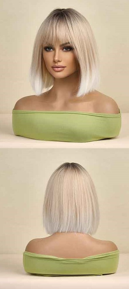 Perruque Courte Naturelle Pour Femme - rachelhair
