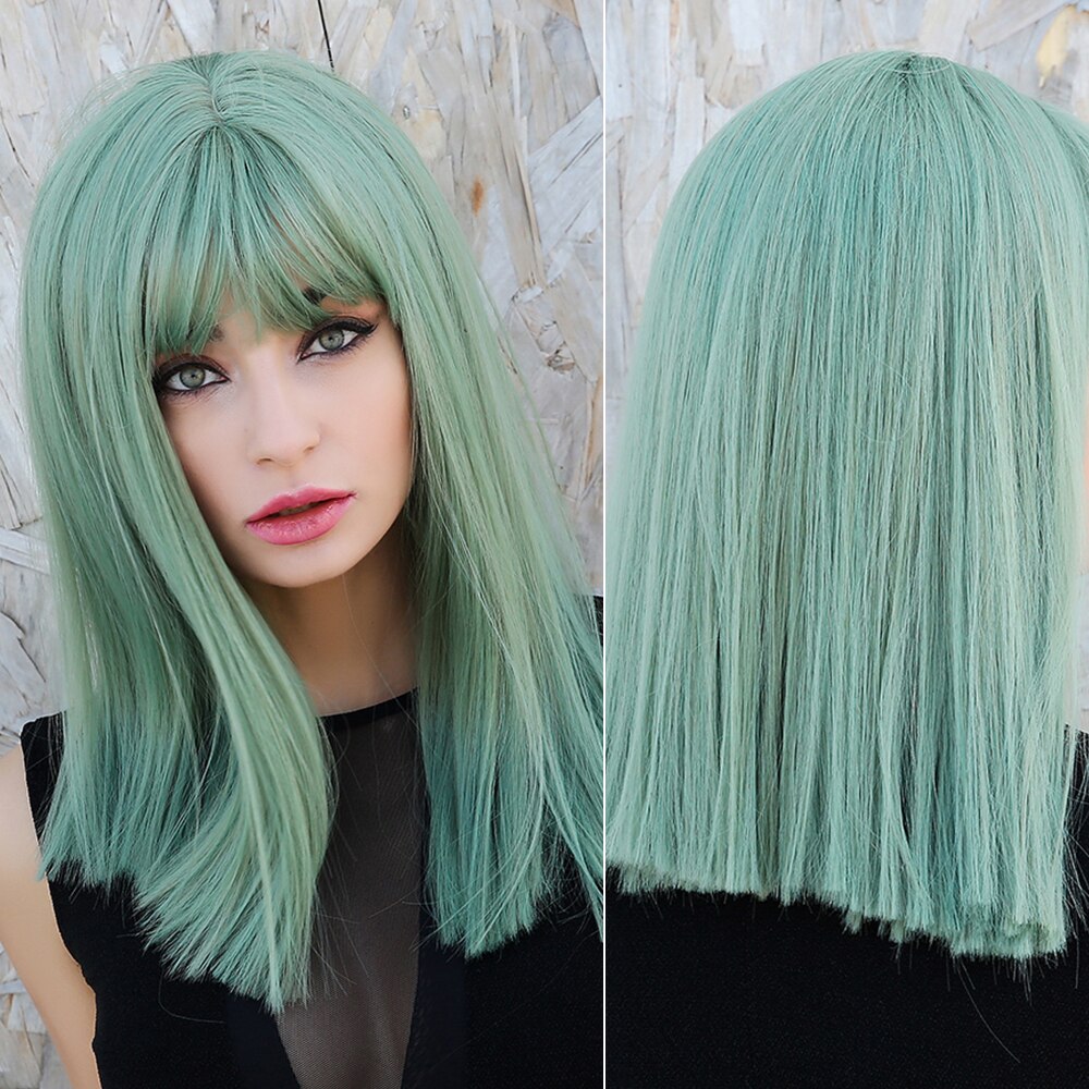 Perruque Longue Et Droite Avec Frange - rachelhair