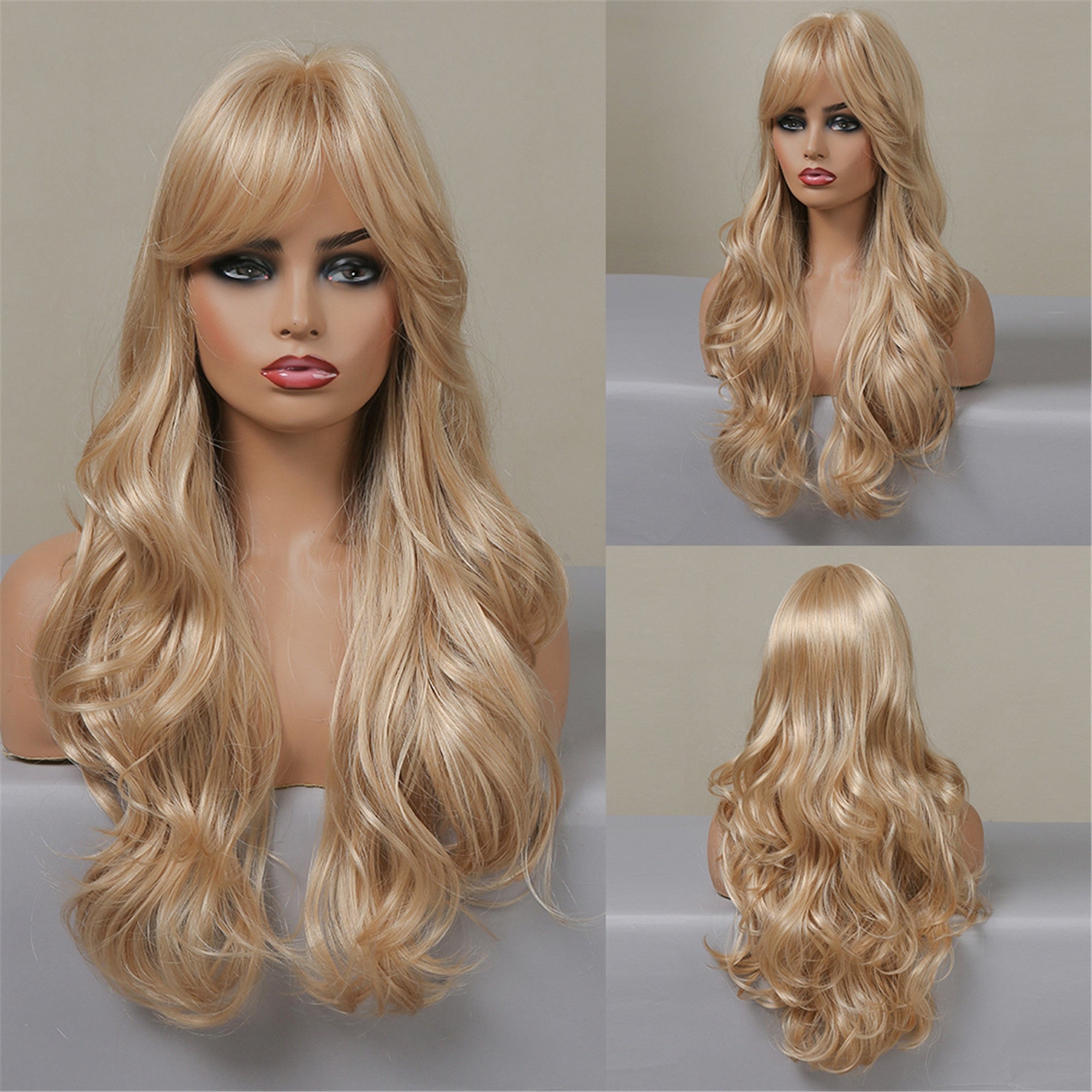 Perruques Synthétiques Longues Et Lâches Pour Femmes - rachelhair