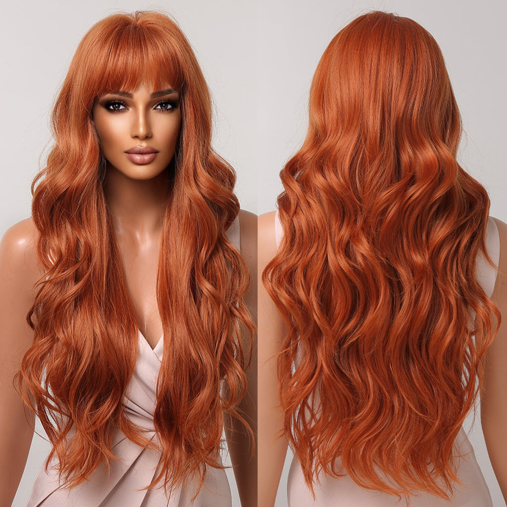 Perruque Synthétique Longue Ondulée Pour Femme - rachelhair