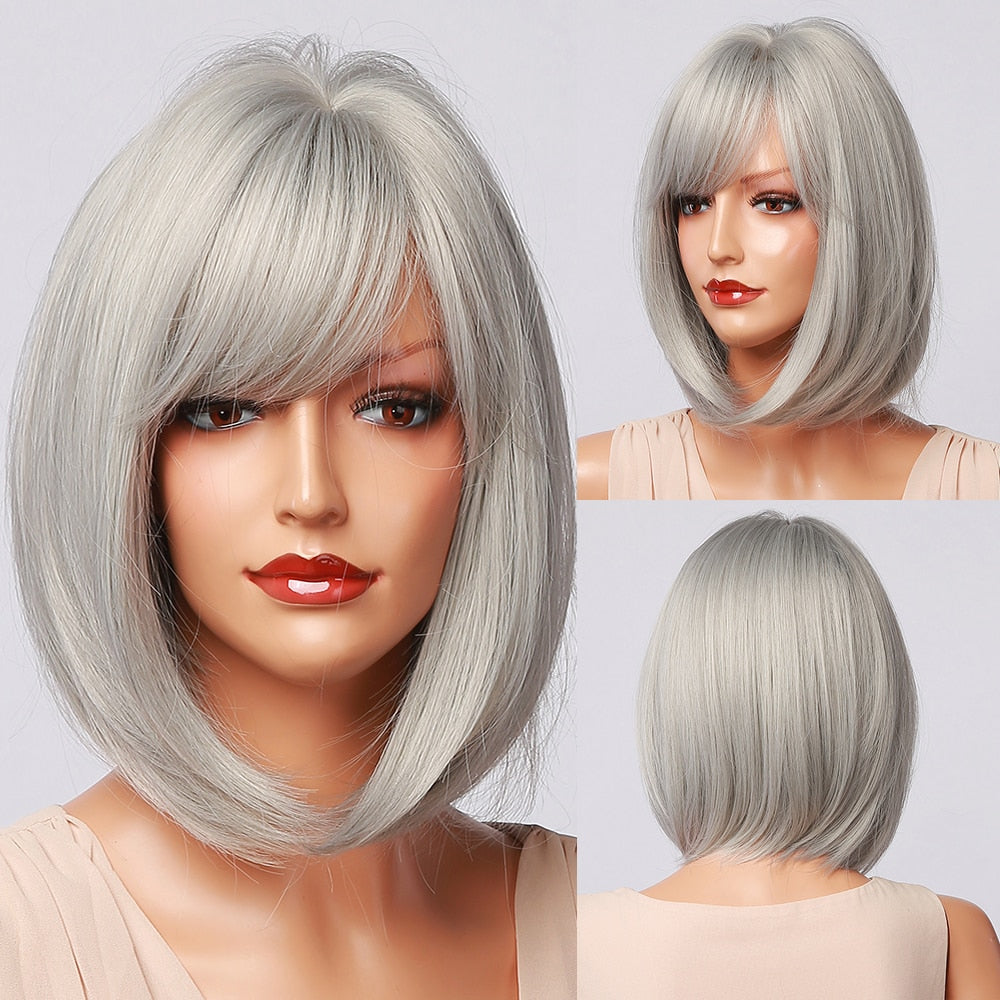 Perruque Synthétique Bouclée Longueur Épaule - rachelhair
