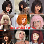 Bangs perruques synthétiques pour femmes - rachelhair