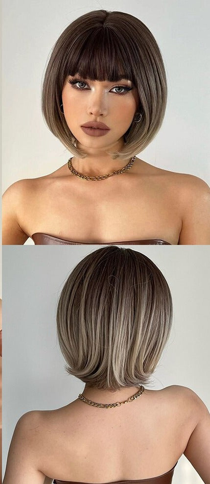 Perruques Synthétiques Courtes Pour Femmes - rachelhair