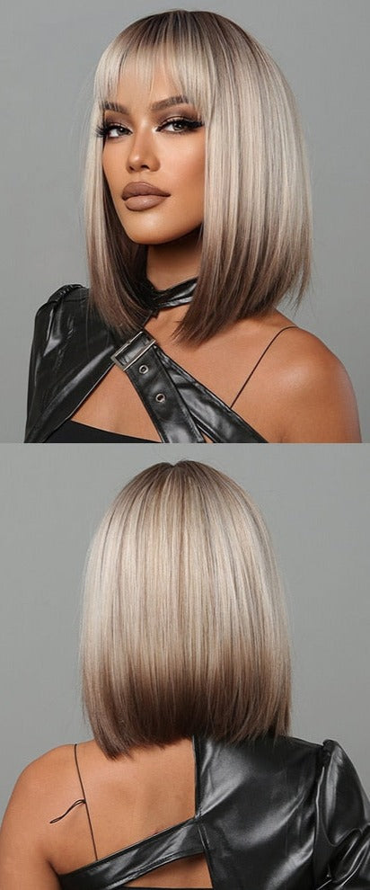 Perruque Courte Naturelle Pour Femme - rachelhair